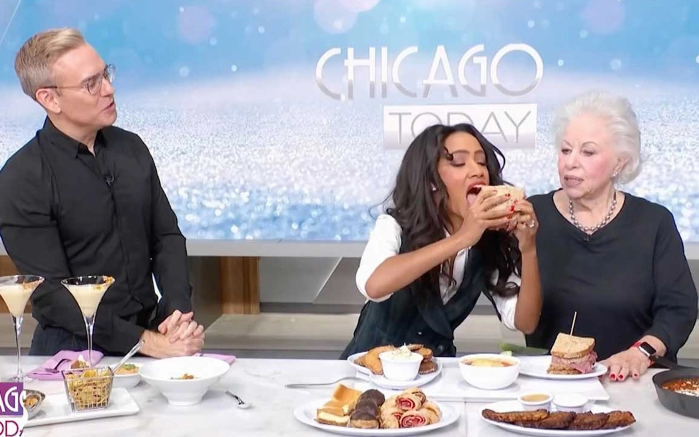 <strong>Ina Pinkney Discusses and Samples Schmaltz Deli</strong>